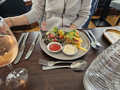 Fried vegetables at Bunratty Manor in Limerick