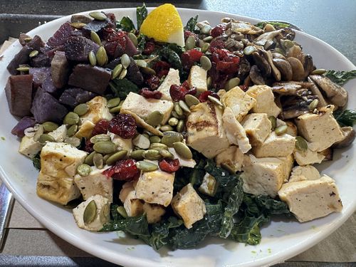 Umami Kale & Sweet Potato bowl #veganuary  #Veganuary at World Wrapps in Corte Madera
