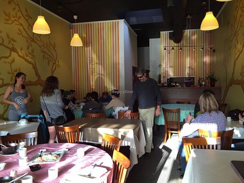 Interior at 3G Vegetarian Restaurant in Vancouver