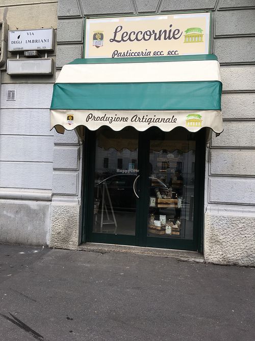 From outside at Leccornie in Milan