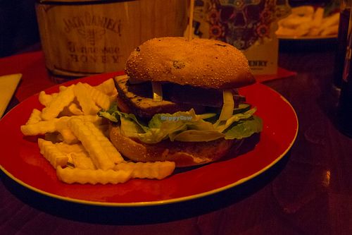 Hardcore Tofu Burger at Hellmuts in Dresden