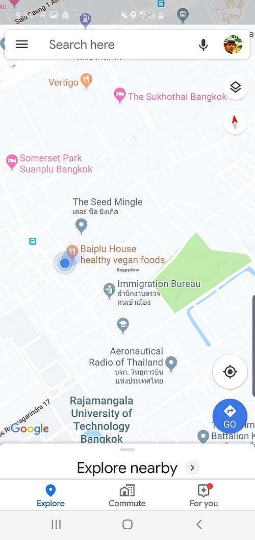 Exact location at Bai Plu House in Bangkok