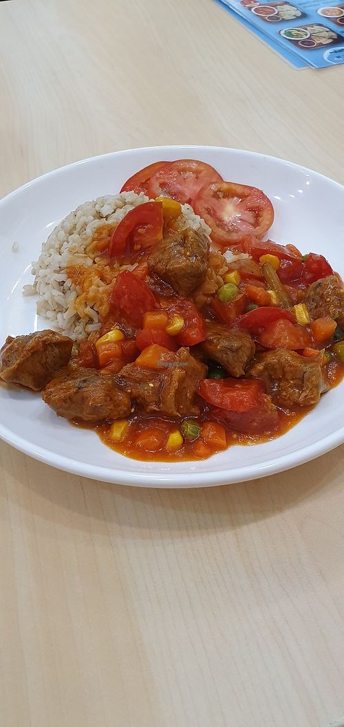 Vegan meaty balls at Bai Plu House in Bangkok