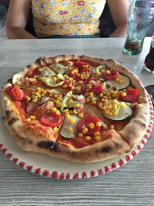 Vegetariana without cheese at Delta Caffe in Opuzen
