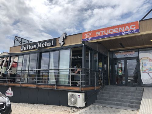 Front of the building.  at Delta Caffe in Opuzen