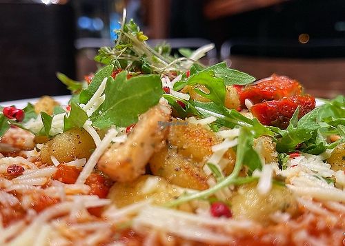 Gnocchi at Café Nullpunkt in Berlin