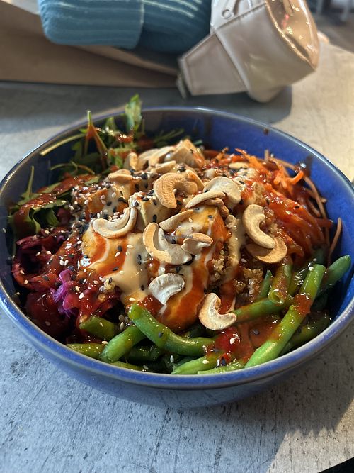 Tofu & Quinoa bowl -  very good   at RoseHip Bistro - Pylimo in Vilnius