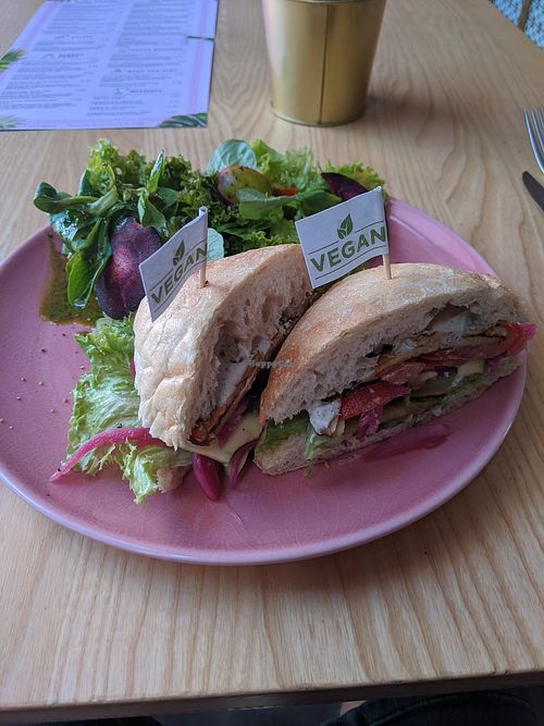 Tempeh Sandwich at RoseHip Bistro - Pylimo in Vilnius