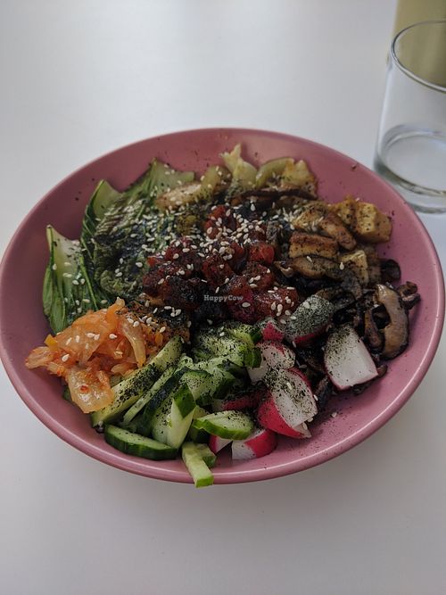 Watermelon Tuna Bowl at RoseHip Bistro - Pylimo in Vilnius