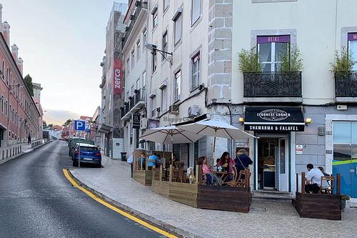 Lebanese Corner outside at Lebanese Corner in Lisbon