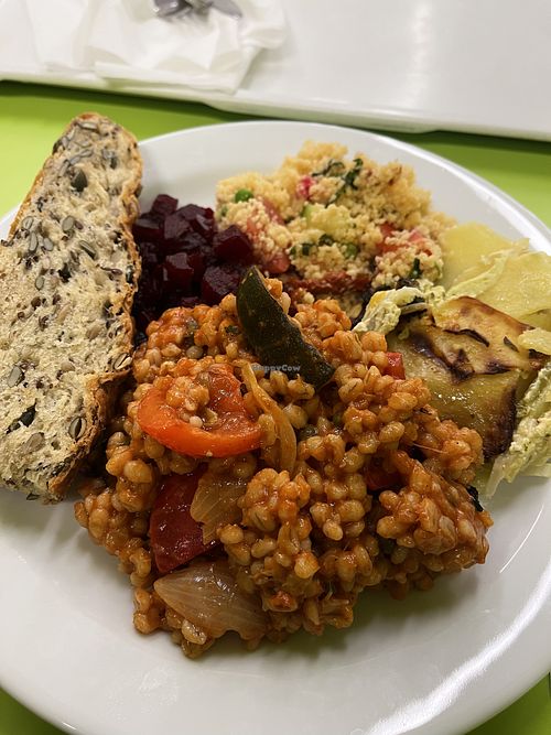 €7 feast!!   at Green Bar Veget in Olomouc