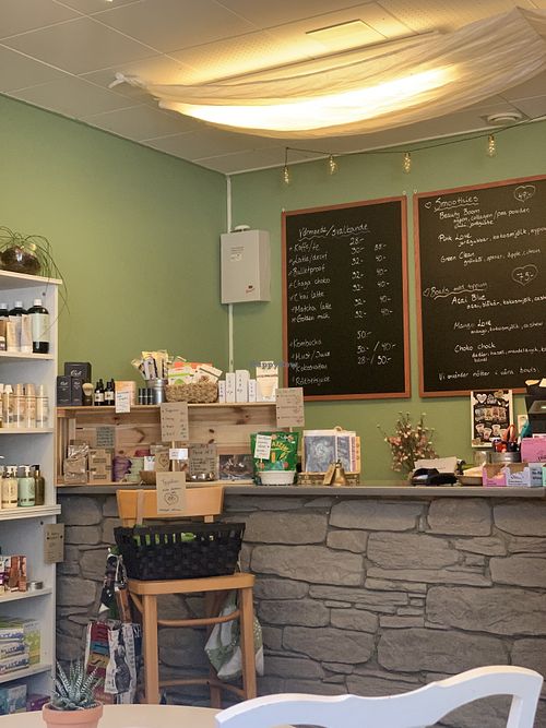 Interior  at Eko-Logiskt konceptcafé in Falkenberg