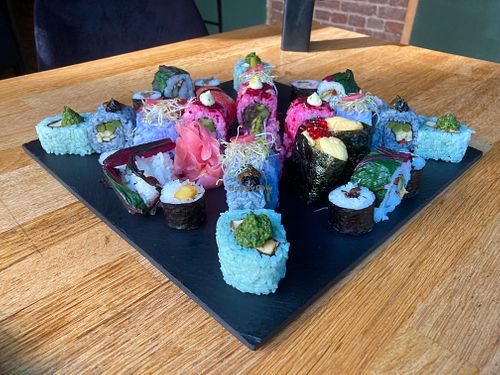 Chef's special for 2 people at Plant Based Sushi in Amsterdam