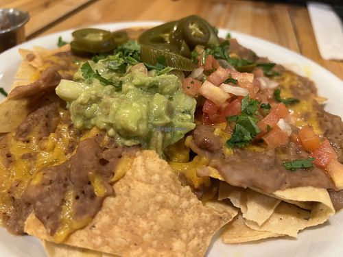 Vegan nachos  at Viva Mexicana in Sebastopol