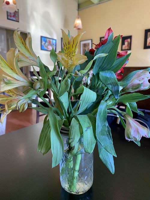 Flowers  at Viva Mexicana in Sebastopol