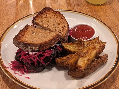 Koji Beet Reuben and Jojos at Fermenter in Portland