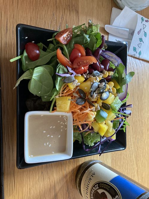 Side salad  at Green Flamingo in Innsbruck