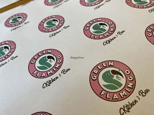 table at Green Flamingo in Innsbruck