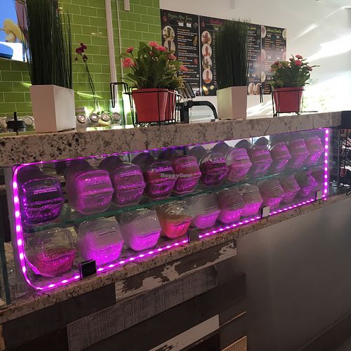Toppings for bowls at Organic Juice Infusion in Woodland Hills