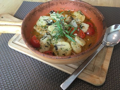 Very very yummy vegan potato stew at Opera in Rijeka