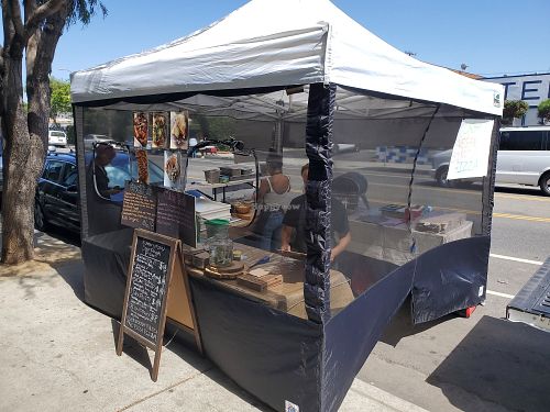 The stand at Swamiji in Los Angeles