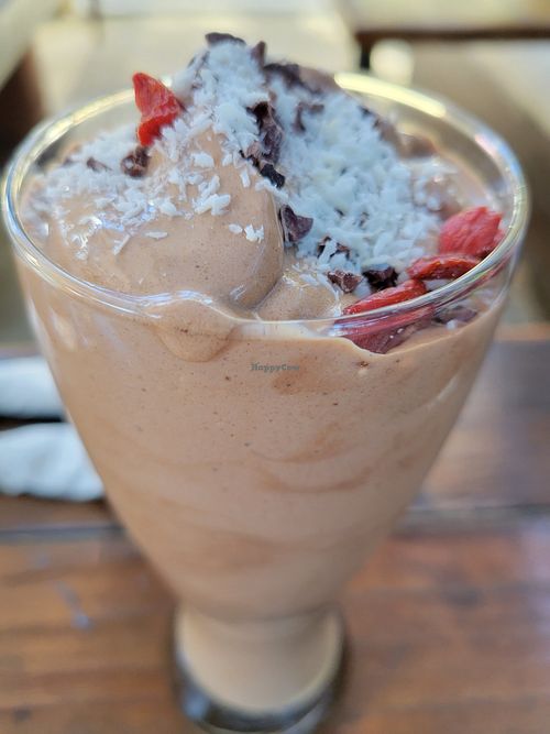 Cacao smoothie at SunCafe in Studio City