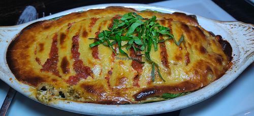 Lasagna at SunCafe in Studio City