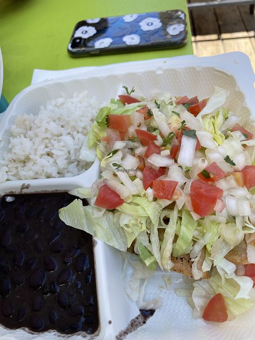 Vegan tacos  at Lola's Taqueria in Belvedere