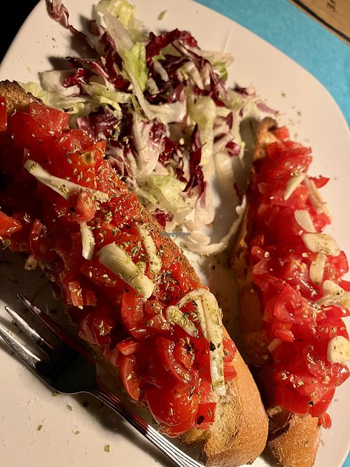 Bruschetta alla Carlo    at Timoleone Veggie Restaurant & Cocktail Bar in Taormina