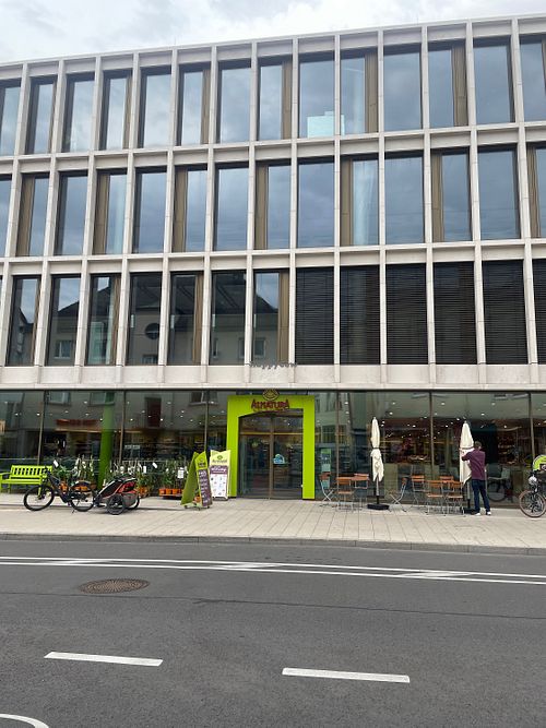 New building new store front  at Alnatura in Ludwigsburg