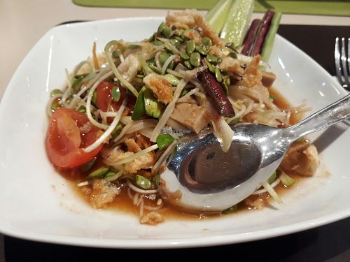 Yam Mua - Spicy Salad at Khun Churn - Mediplex in Bangkok