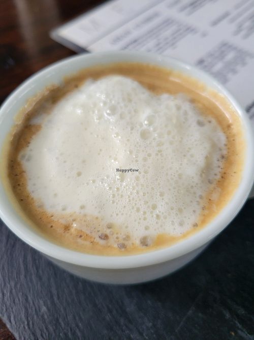 Cappuccino at Almendra in Atenas
