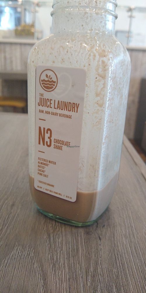 Chocolate shake tastes better than McDonalds milkshakes at The Juice Laundry - The Corner in Charlottesville