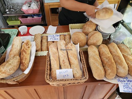All vegan bread at Noenkhao in Koh Phangan