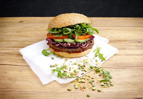 The new vegan Rosenburger 2.0 at Rosenberger in St Polten