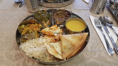 Thali at Desi Thali in Lisbon