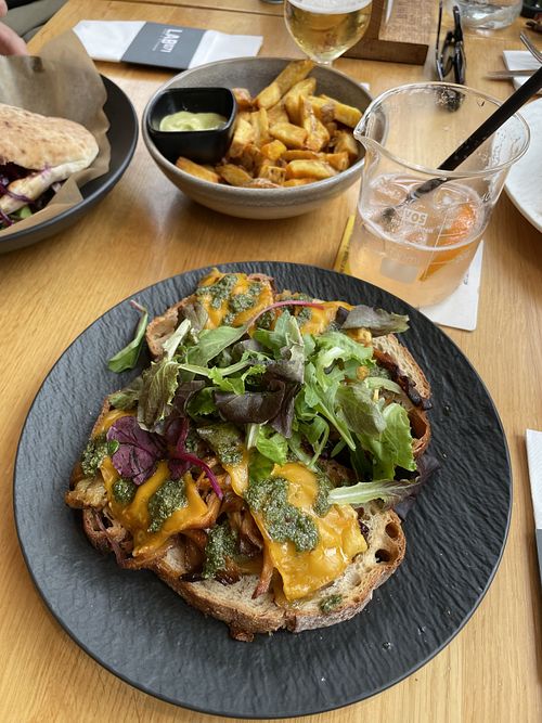 Philly cheese steak (vegan)  at Lab071 in Leiden