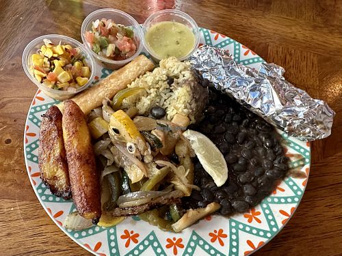 Vegan dinner   at Tio's Latin American Kitchen in Hilton Head Island