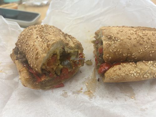 Philly shroomsteak  at Mendocino Farms in Sacramento