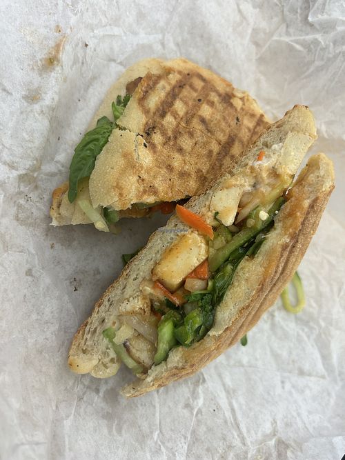 Tofu banh mi   at Mendocino Farms in Sacramento