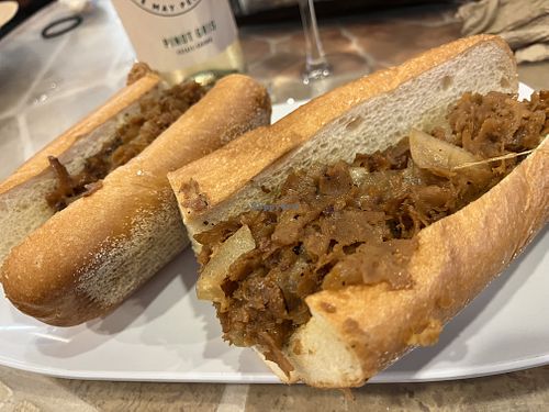 Vegan Cheesesteakk  at DeNunzio's in Sea Isle City