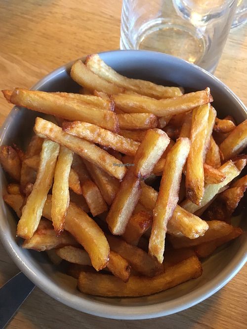 French fries at La Relève in Agon-coutainville