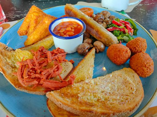 Big Vegan Breakfast at Zorro Lounge in Stocksbridge