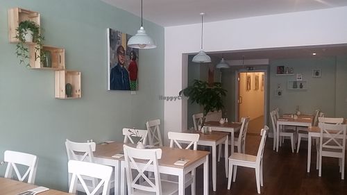Inside  at Luna's Vegan Corner in Cardiff