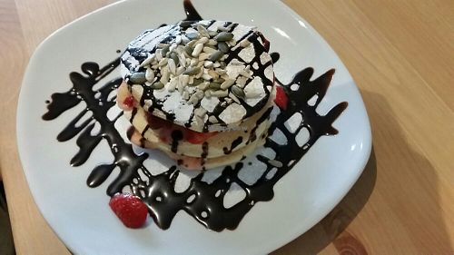 Pancake at Luna's Vegan Corner in Cardiff