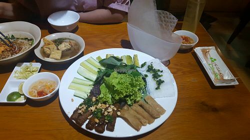 Nha Trang rolls vegan version! at Hu Tieu Chay Cay De - Tan Phu in Ho Chi Minh City