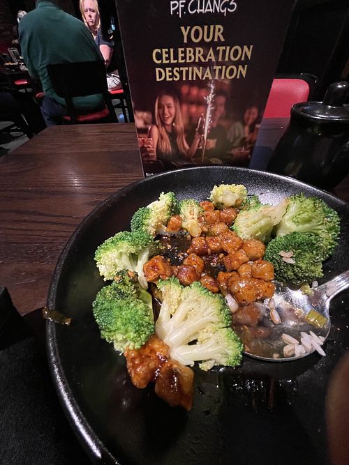 Ma po tofu  at P.F. Chang's in Durham