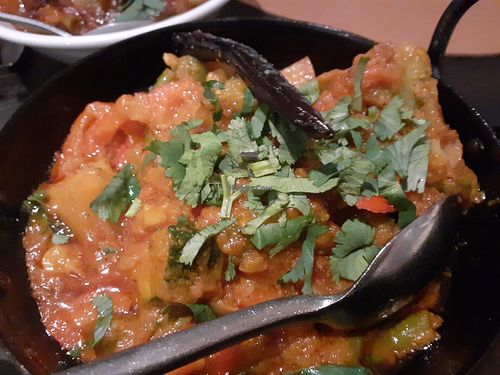 Vegetable Jalfrezi at Mumbai Flavours in Alnwick