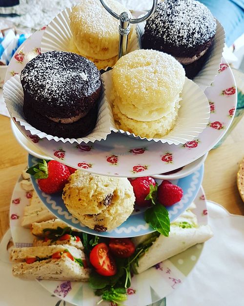 Afternoon tea at Amber's Little Cakery in Pudsey