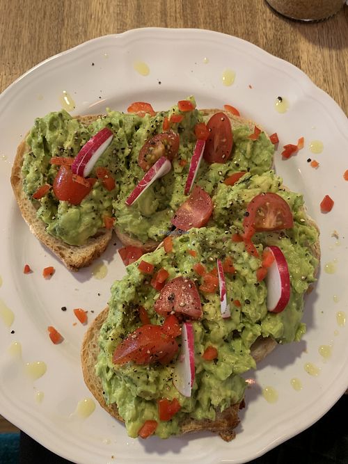 Avocado toast  at Hija Mia in Medellin